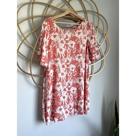 Oneill  Dress size Small Bell sleeve flower print - Picture 1 of 6